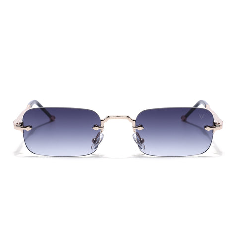 Dax | Violet Rimless Sunglasses | Golden Frame - MG8169