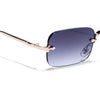 Dax | Violet Rimless Sunglasses | Golden Frame - MG8169