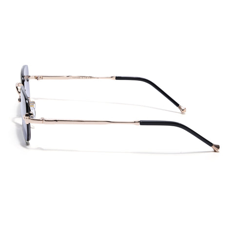 Dax | Violet Rimless Sunglasses | Golden Frame - MG8169