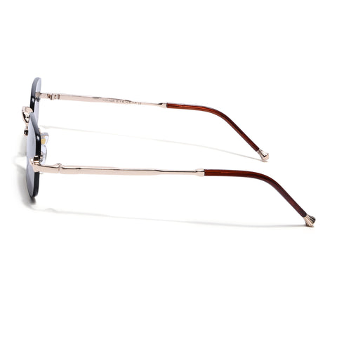 Dax | Brown Rimless Sunglasses | Golden Frame - MG8171