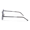 Dax | Shadow Black Rimless Sunglasses | Grey Frame - MG8172