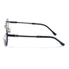 Allure | Grey Half Rim Sunglasses | Black Frame - MG7765