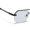 Allure | Light Black Half Rim Sunglasses | Black Frame - MG7767