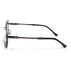 Allure | Brown & Clear Half Rim Sunglasses | Brown Frame - MG7770