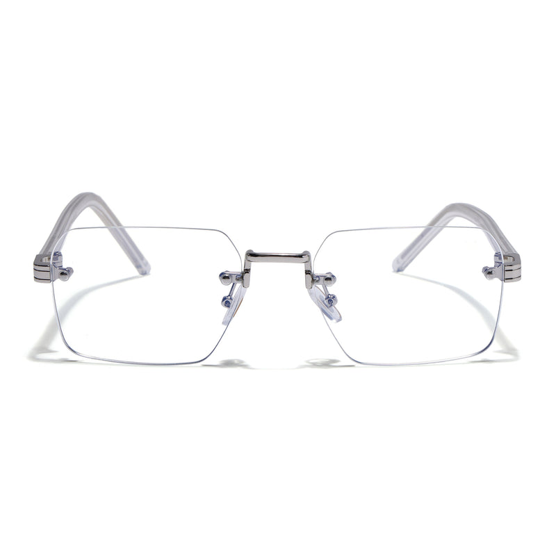 Nexo | Silver Rimless Eyeglasses FMG9263