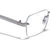 Nexo | Silver Rimless Eyeglasses FMG9263