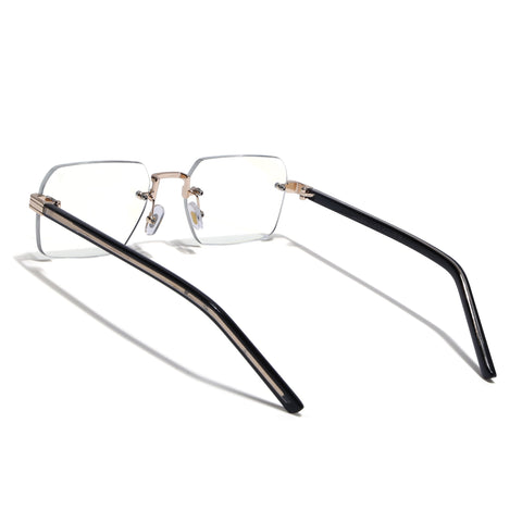 Nexo | Golden Rimless Eyeglasses FMG9264