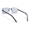Nexo | Smoke black Rimless Sunglasses | Gun Metal Frame - MG9294