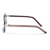 Nexo | Brown Rimless Sunglasses | Golden Frame - MG9295