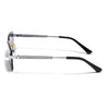 Carter | Olive Rimless Sunglasses | Silver Frame - MG9286