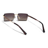 Carter | Brown Rimless Sunglasses | Golden Frame - MG9287