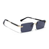 Carter | Black Rimless Sunglasses  | Golden Frame - MG9288