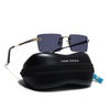 Carter | Black Rimless Sunglasses  | Golden Frame - MG9288