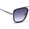 Alpha | Grey Wayfarer Sunglasses | Olive Lens - MG6735