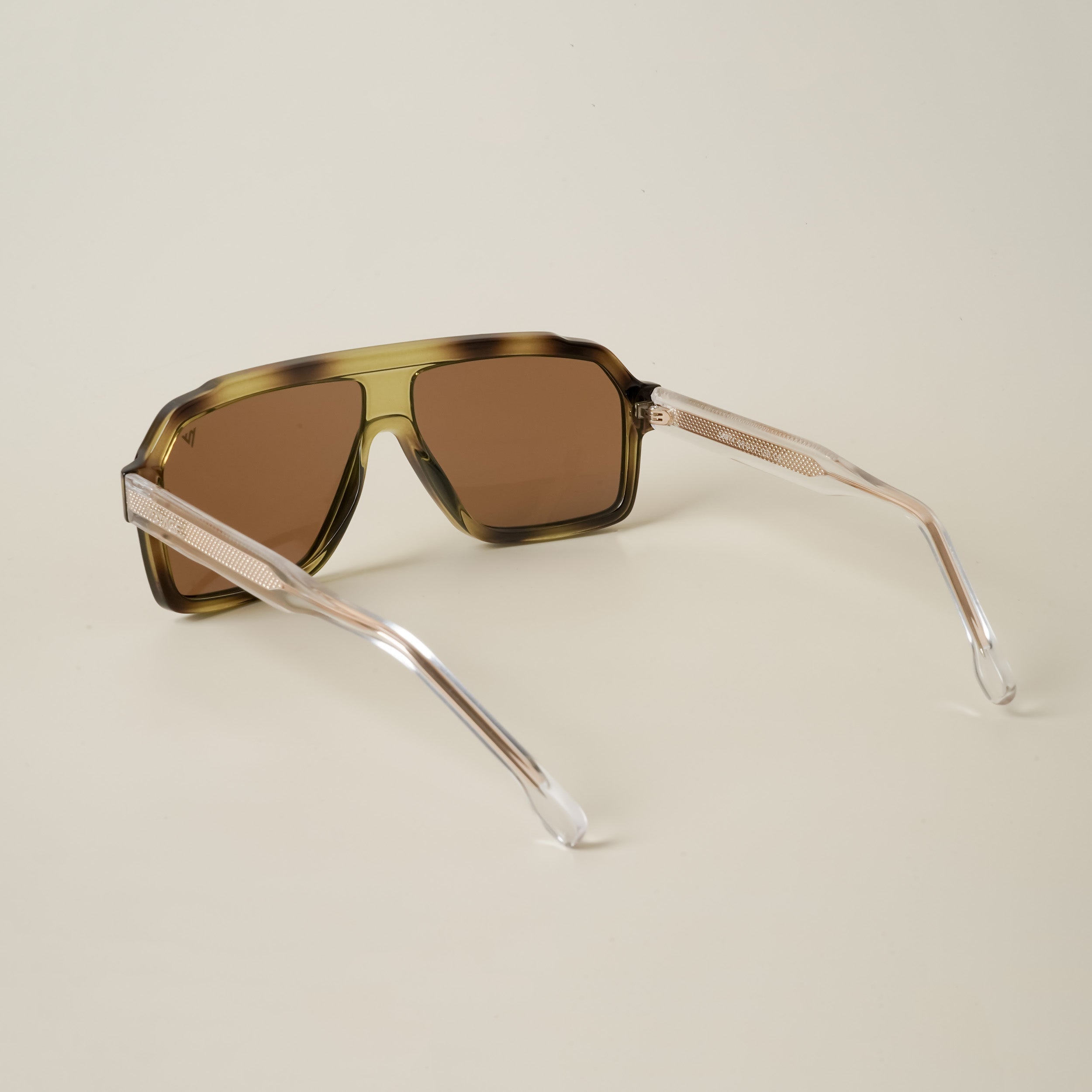 Voyage Brown Wrap Around Sunglasses for Men & Women - MG4746