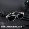 Active Transparent Polarized Wayfarer Sunglasses - PMG4476