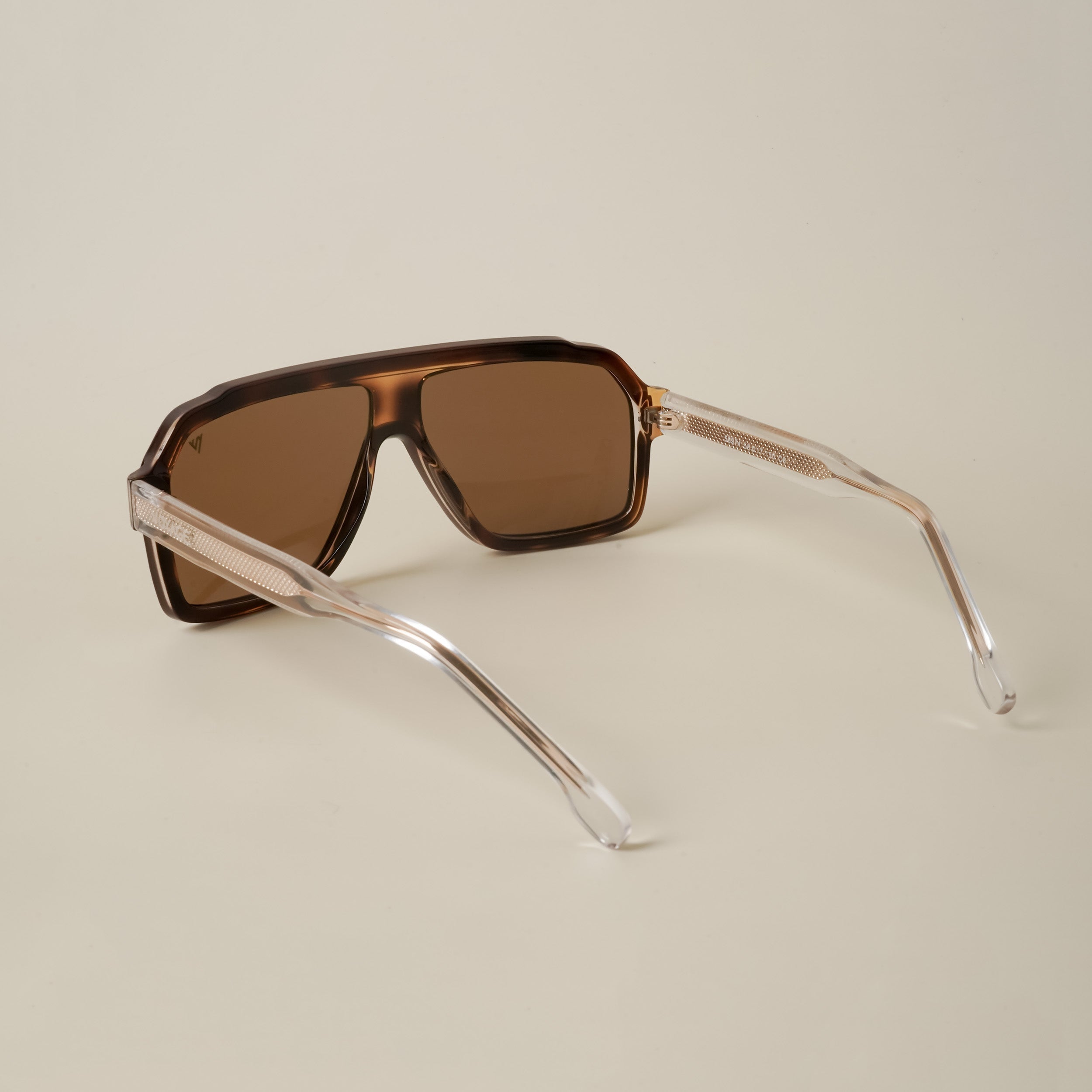 Voyage Brown Wrap Around Sunglasses for Men & Women - MG4744