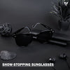 Active Shine Black Polarized Round Sunglasses - PMG4470