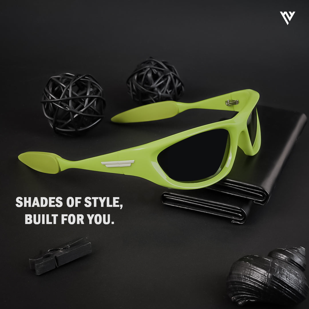 Echelon | Black Polarized Wrap Around Sunglasses - PMG4019