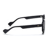 Round Sunglasses for Men & Women (Black Lens | Black Frame - MG7667)