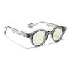 Round Sunglasses for Men & Women (Light Green Lens | Transparent Green Frame - MG7670)
