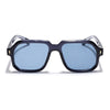 Wayfarer Sunglasses for Men & Women (Blue Lens | Blue Frame - MG7664)