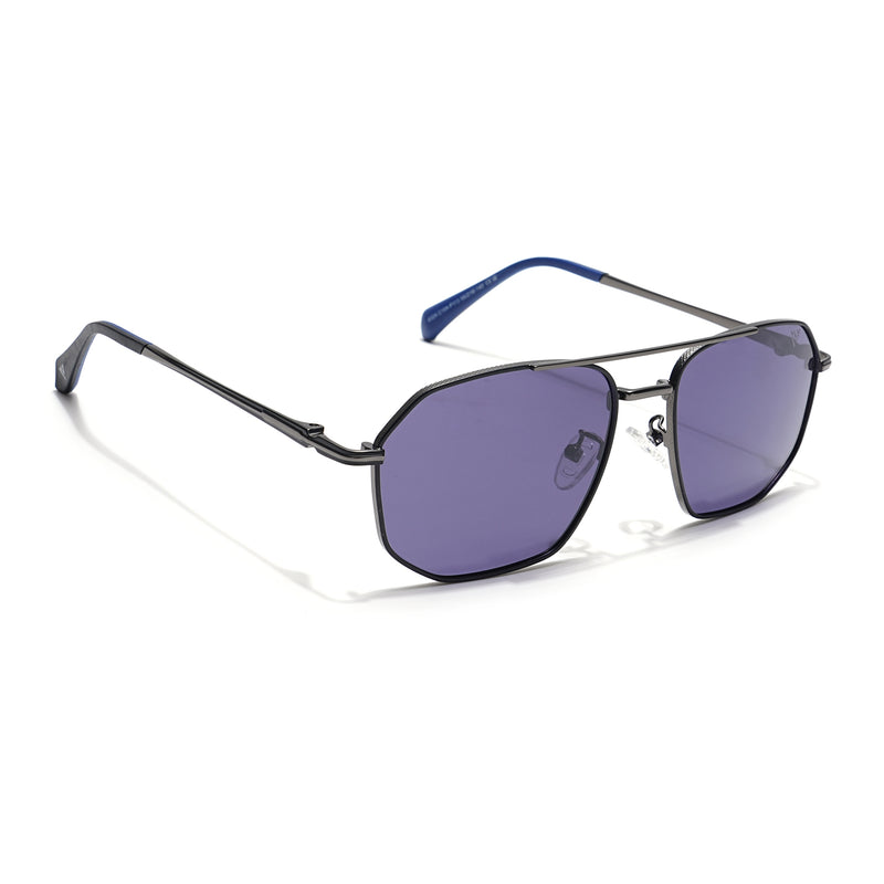 Voyage Select Wayfarer Sunglasses (Blue Lens | Grey Frame - SLPMG6291)