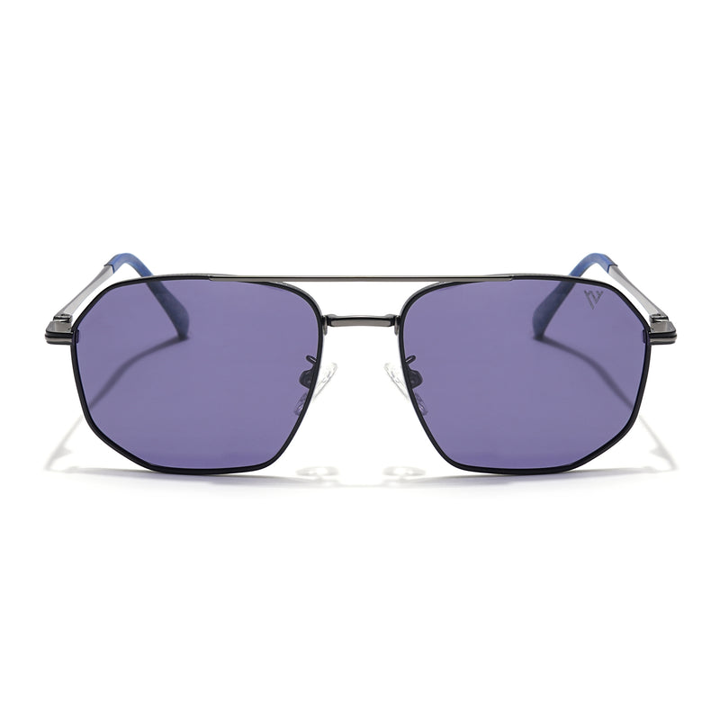 Voyage Select Wayfarer Sunglasses (Blue Lens | Grey Frame - SLPMG6291)