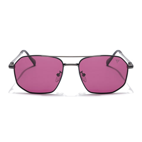 Voyage Select Wayfarer Sunglasses (Maroon Lens | Black Frame - SLPMG6292)