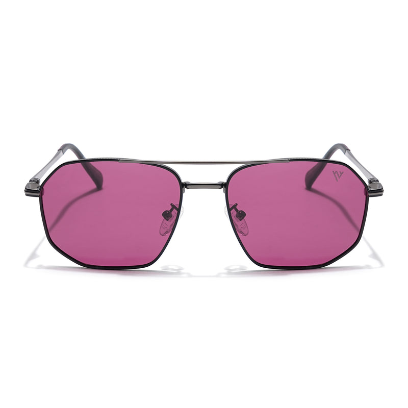 Voyage Select Wayfarer Sunglasses (Maroon Lens | Black Frame - SLPMG6292)