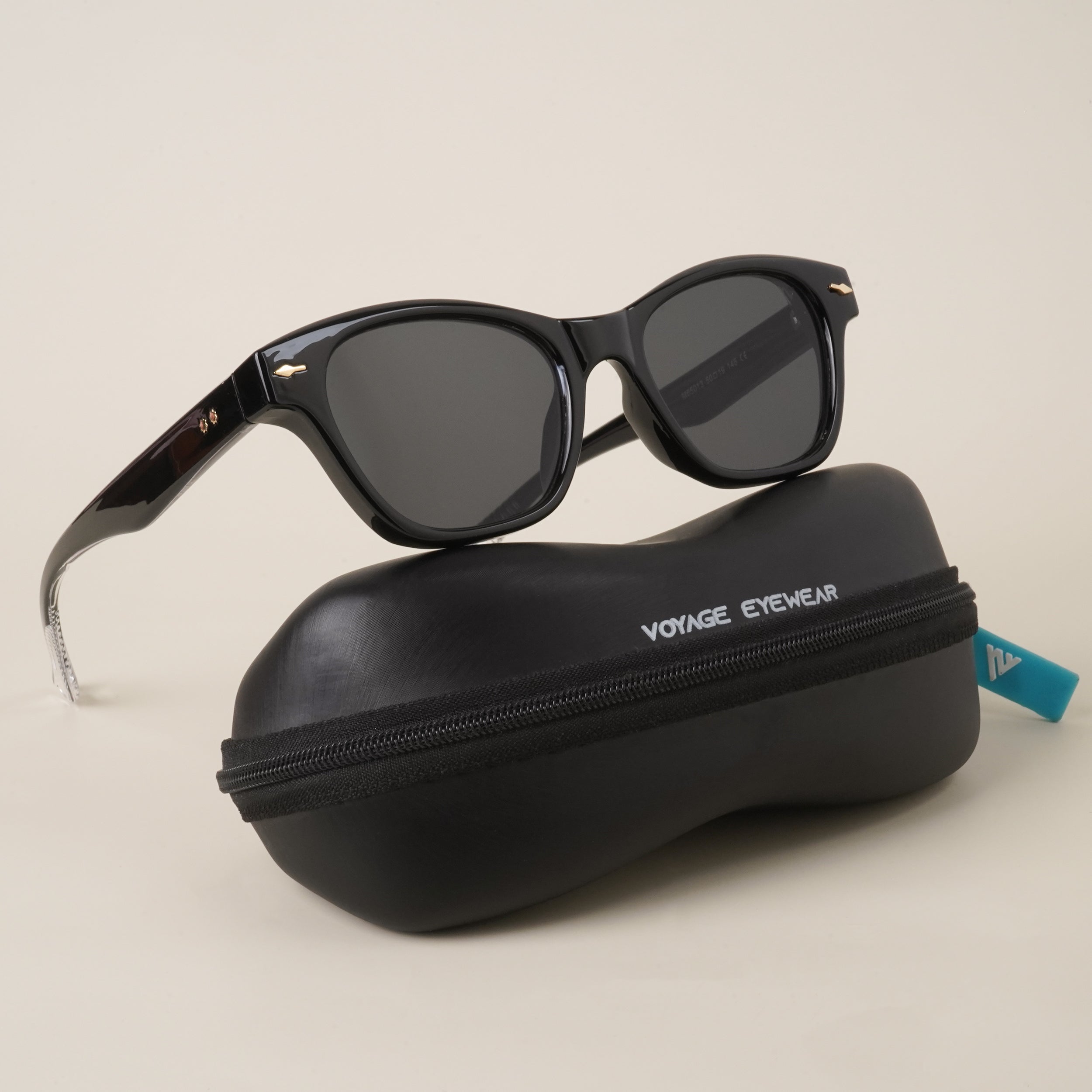 Voyage Black Cateye Sunglasses (65013MG3819)
