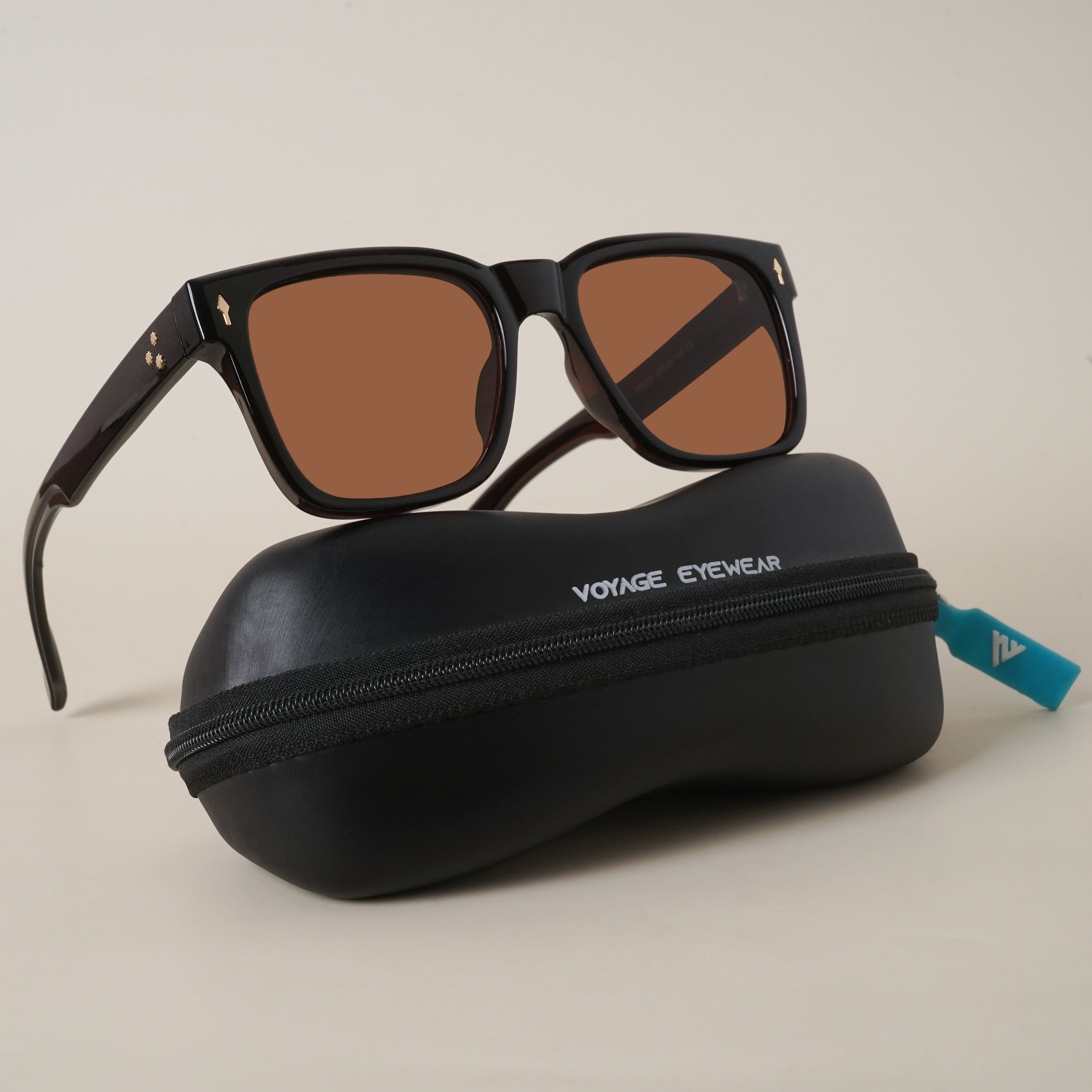 Voyage Brown Wayfarer Sunglasses (6509MG3832)