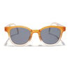 Foldable Round Polarized Sunglasses for Kids -6 yrs To 12 yrs (Black Lens | Orange Frame - PMG5917)