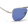 Voyage Select Wayfarer Sunglasses (Blue Lens | Silver Frame - SLPMG6289)