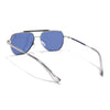 Voyage Select Wayfarer Sunglasses (Blue Lens | Silver Frame - SLPMG6289)