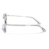 Voyage Select Wayfarer Sunglasses (Blue Lens | Silver Frame - SLPMG6289)