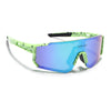 Drift Polarized Sunglasses (Multicolor Lens | Green Frame - PMG5596)