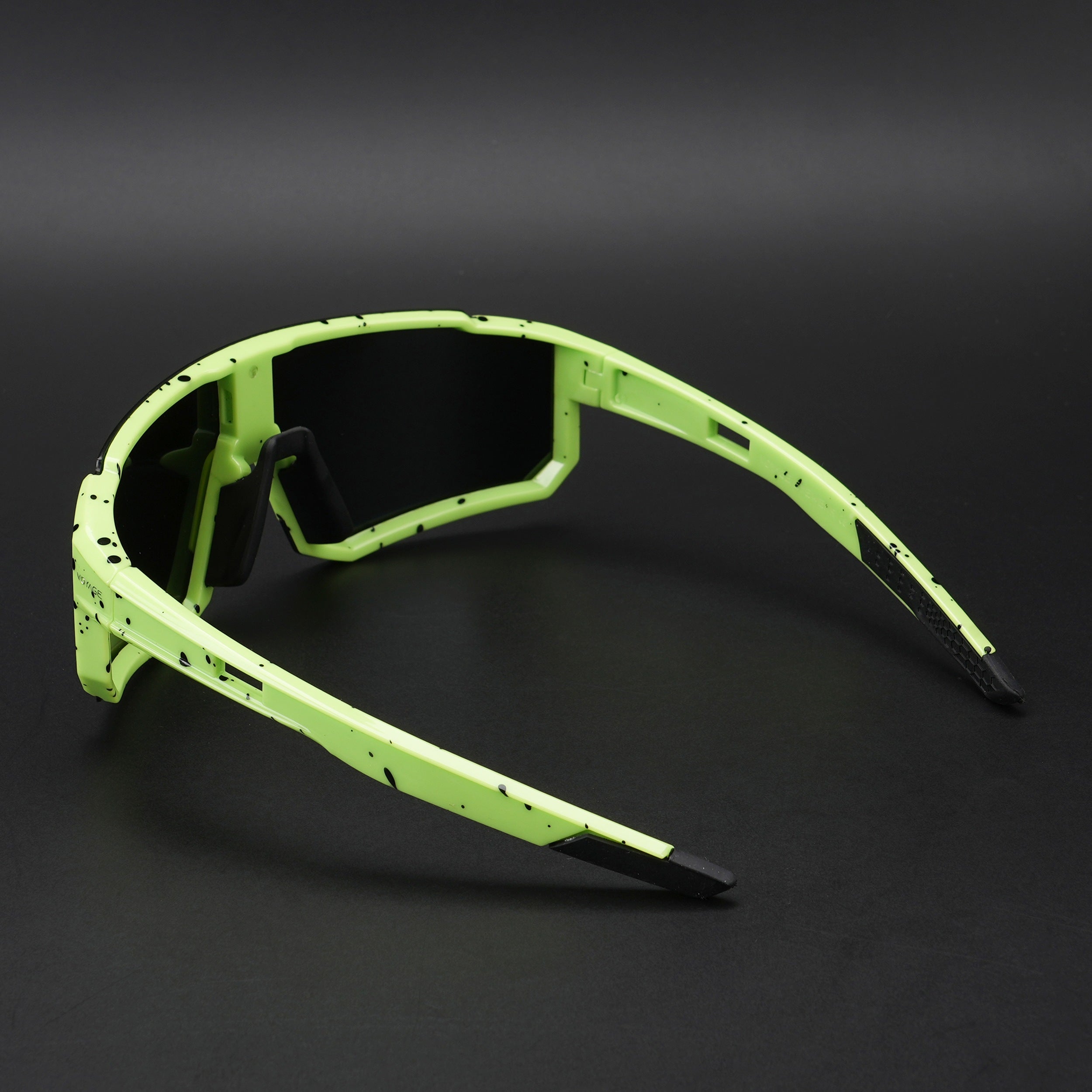 Drift Polarized Sunglasses (Multicolor Lens | Green Frame - PMG5596)