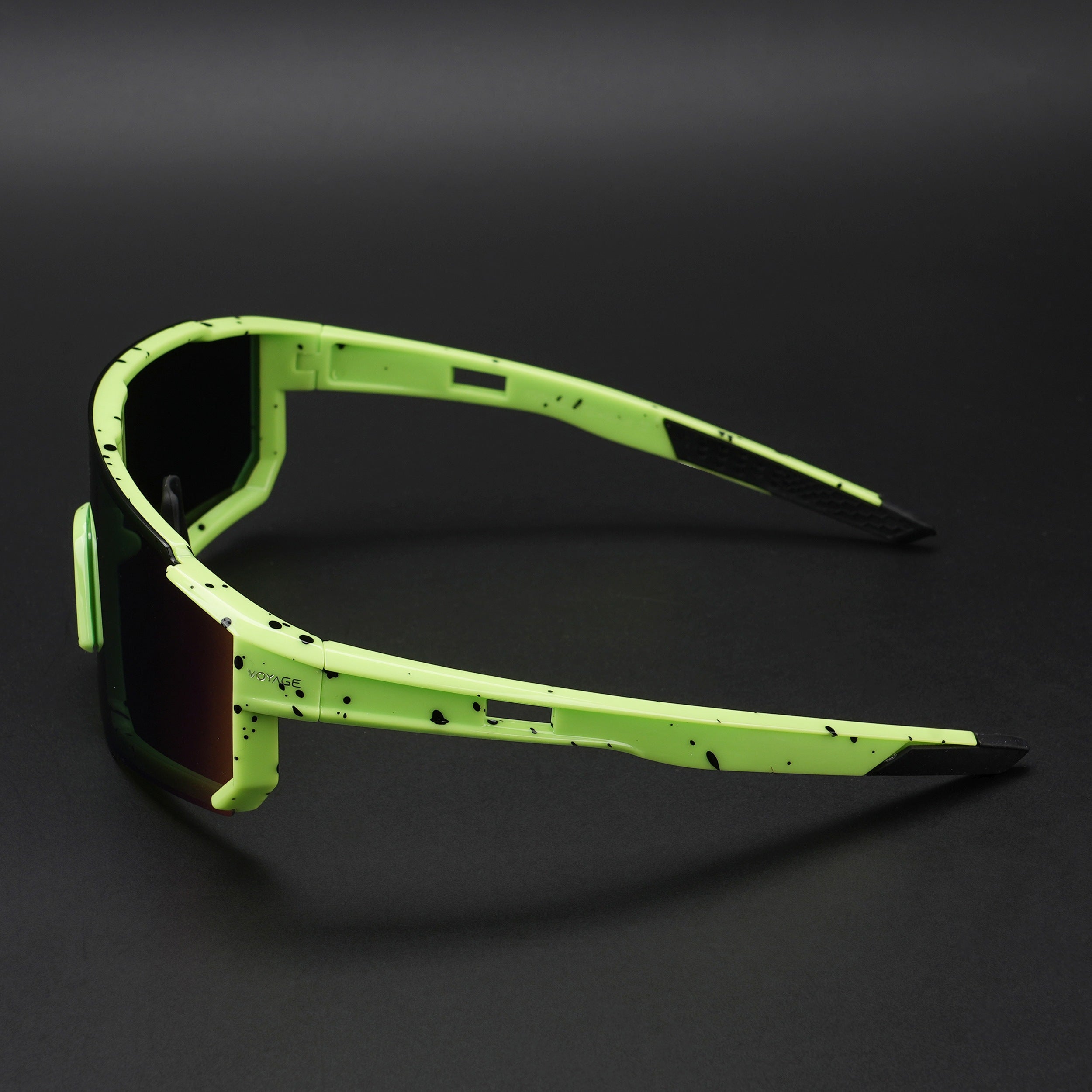 Drift Polarized Sunglasses (Multicolor Lens | Green Frame - PMG5596)