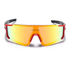Drift Polarized Sunglasses (Multicolor Lens | Red Frame - PMG5597)