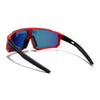 Drift Polarized Sunglasses (Multicolor Lens | Red Frame - PMG5597)