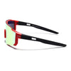 Drift Polarized Sunglasses (Multicolor Lens | Red Frame - PMG5597)