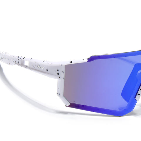 Drift Polarized Sunglasses (Blue Lens | White Frame - PMG5600)