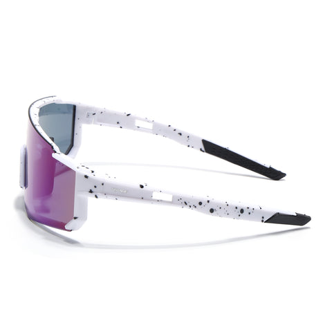 Drift Polarized Sunglasses (Blue Lens | White Frame - PMG5600)