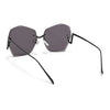 Over Size Sunglasses (Black Lens | Black Frame - MG6430)