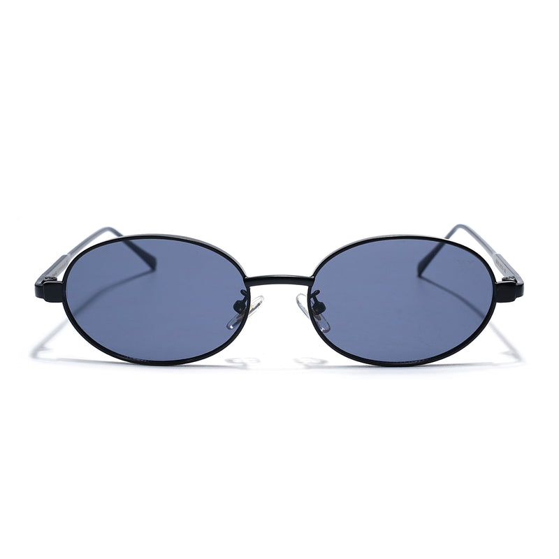 Relish | Black Oval Sunglasses | MG7762