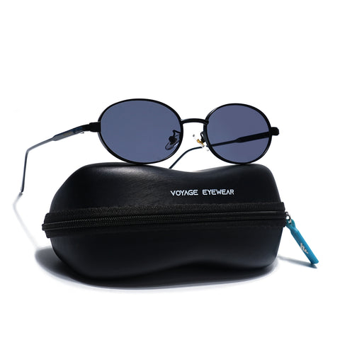 Relish | Black Oval Sunglasses | MG7762
