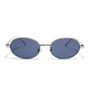 Relish | Silver Oval Sunglasses | MG7763