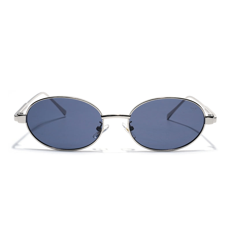 Relish | Silver Oval Sunglasses | MG7763