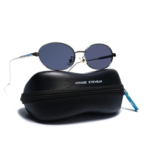 Relish | Silver Oval Sunglasses | MG7763